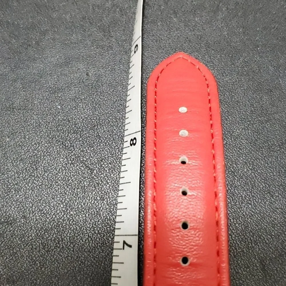 Red and yellow happy face emoji watch